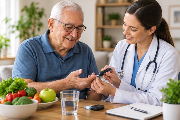 Cuidados com a saúde dos idosos portadores de diabetes